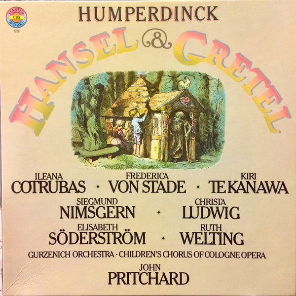 Engelbert Humperdinck (2), Gürzenich-Orchester Kölner Philharmoniker, Children's Chorus of Cologne Opera, John Pritchard, Ileana Cotrubas, Frederica von Stade : Hansel & Gretel  (2xLP + Box)