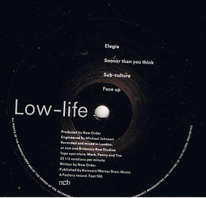 New Order : Low-Life (LP, Album)