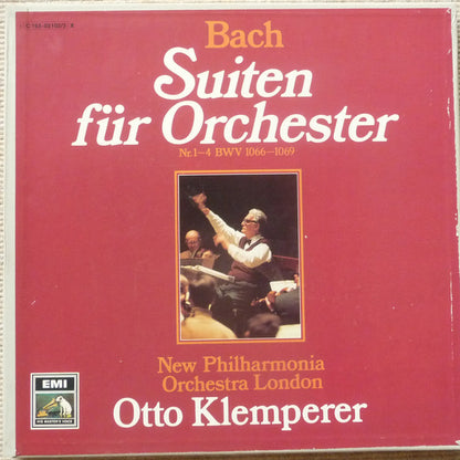 Johann Sebastian Bach, Otto Klemperer, New Philharmonia Orchestra, Gareth Morris (2) : Die Vier Orchestersuiten (2xLP + Box)