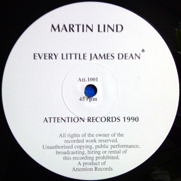 Martin Lind : Every Little James Dean / Holiday In China (12")