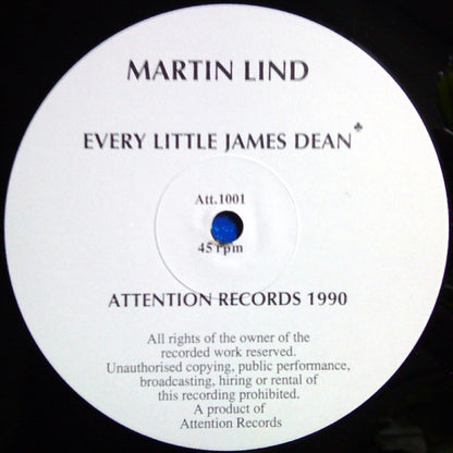 Martin Lind : Every Little James Dean / Holiday In China (12")