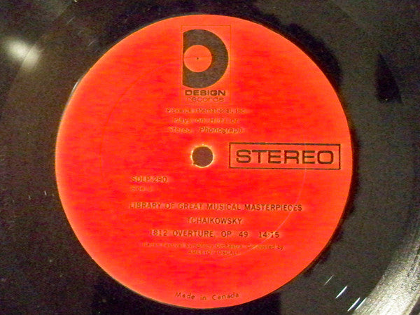 Pyotr Ilyich Tchaikovsky / Italian Festival Symphony Orchestra, Amleto Toscali : Tchaikowsky 1812 Overture & Capriccio Italien (LP)