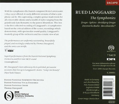Rued Langgaard - DR SymfoniOrkestret, DR Vokalensemblet, DR Koncertkoret, Thomas Dausgaard : The Symphonies (7xSACD + Box, Comp)