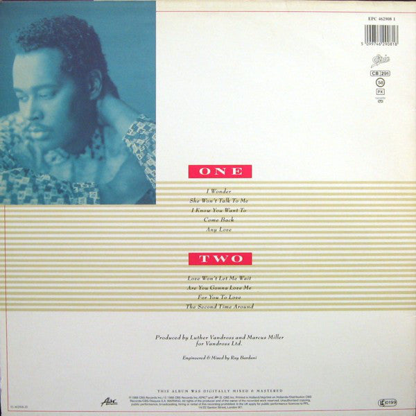 Luther Vandross : Any Love (LP, Album)