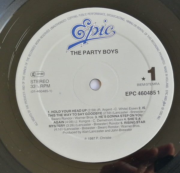 The Party Boys (3) : The Party Boys (LP, Album)