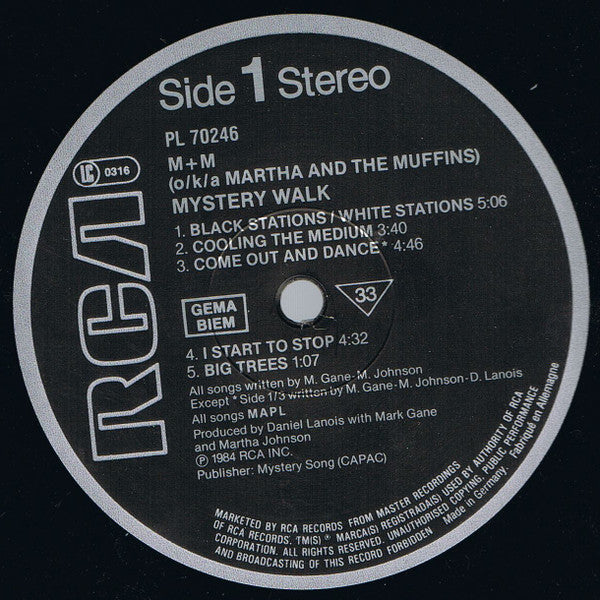 M + M : Mystery Walk (LP, Album)