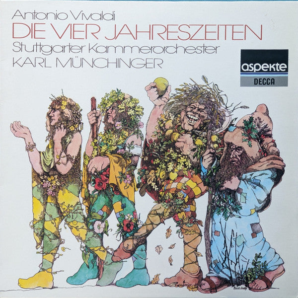 Antonio Vivaldi, Stuttgarter Kammerorchester, Karl Münchinger : Die Vier Jahreszeiten (LP, RE)
