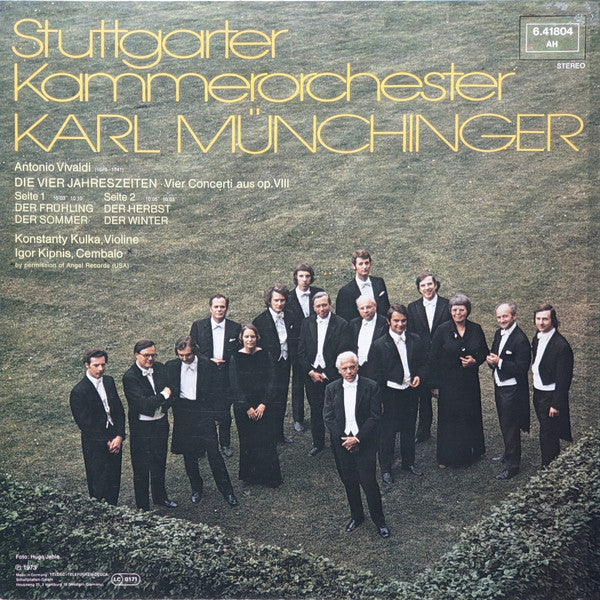 Antonio Vivaldi, Stuttgarter Kammerorchester, Karl Münchinger : Die Vier Jahreszeiten (LP, RE)