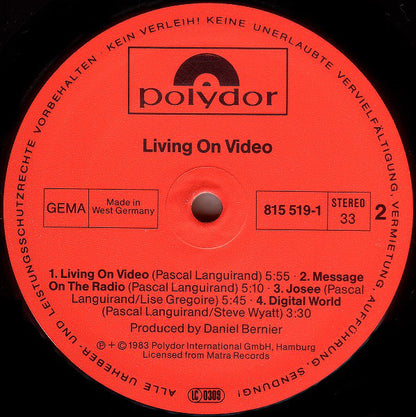 Trans-X : Living On Video (LP, Album)