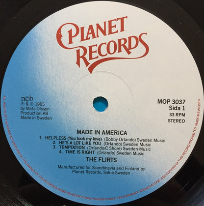 The Flirts : Made In America (LP, Album)