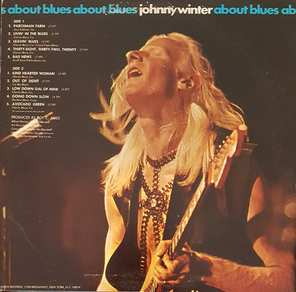 Johnny Winter : About Blues (LP, Comp, Ter)