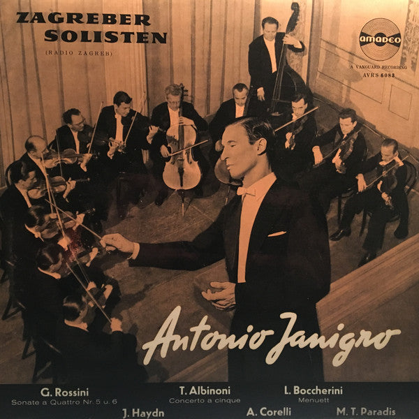 Zagrebački Solisti, Antonio Janigro : Zagreber Solisten, Antonio Janigro (LP, Mono)