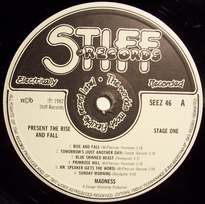 Madness : The Rise & Fall (LP, Album, Bla)
