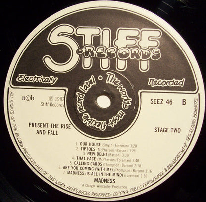 Madness : The Rise & Fall (LP, Album, Bla)