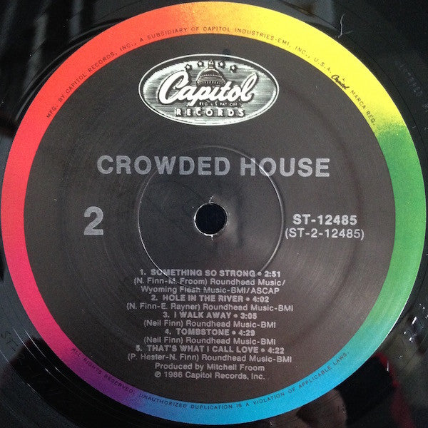 Crowded House : Crowded House (LP, Album, Spe)