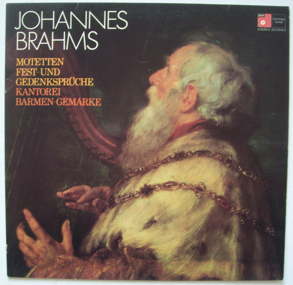 Johannes Brahms, Kantorei Barmen-Gemarke : Motetten Fest- Und Gedenksprüche (LP)