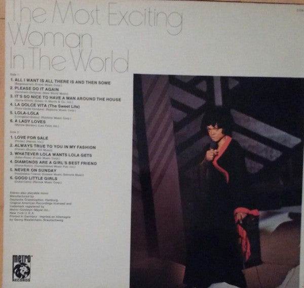 Eartha Kitt : The Most Exciting Woman In The World (LP, Album, RE)