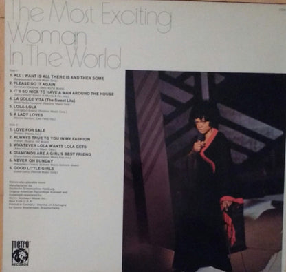 Eartha Kitt : The Most Exciting Woman In The World (LP, Album, RE)