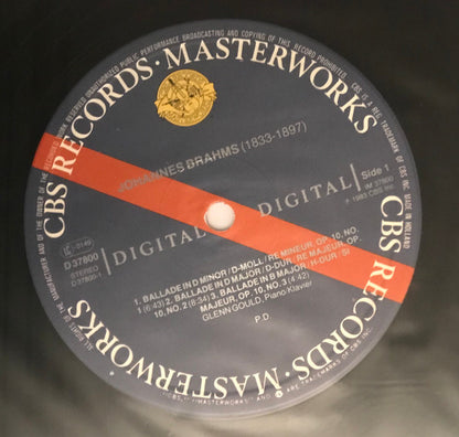 Johannes Brahms - Glenn Gould : Ballades, Op.10, Rhapsodies, Op.79 (LP, Album)