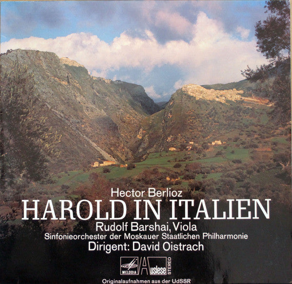 Hector Berlioz, Moscow Philharmonic Orchestra Sinfonieorchester Der Moskauer Staatlichen Philharmonie Rudolf Barshai : Harold In Italien (LP)