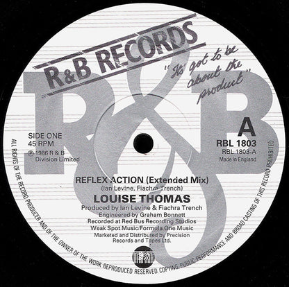 Louise Thomas : Reflex Action (12")