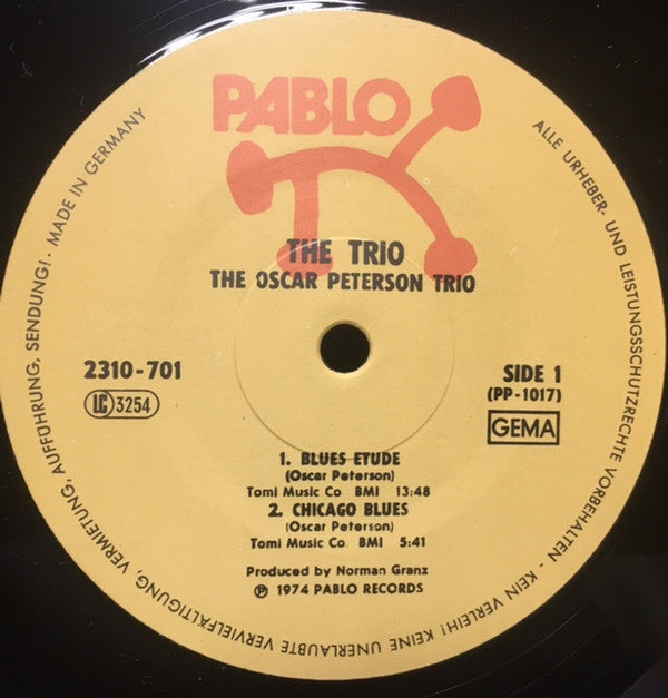 The Oscar Peterson Trio : The Trio (LP, RE)