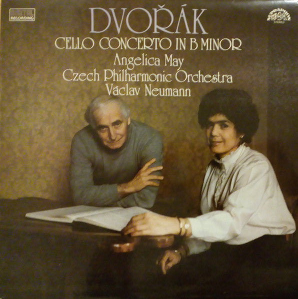 Antonín Dvořák - Angelica May, The Czech Philharmonic Orchestra, Václav Neumann : Cello Concerto In B Minor (LP, Album, RP)