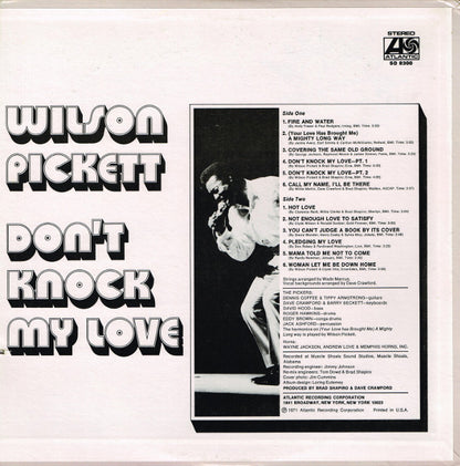 Wilson Pickett : Don't Knock My Love (LP, Album, PR )
