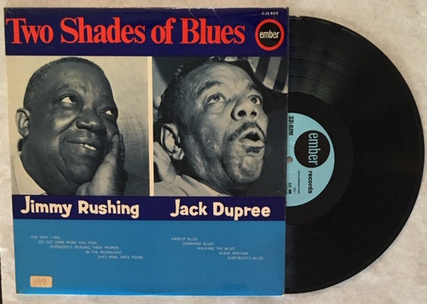 Jimmy Rushing / Champion Jack Dupree : Two Shades Of Blues (LP, Comp, Lig)