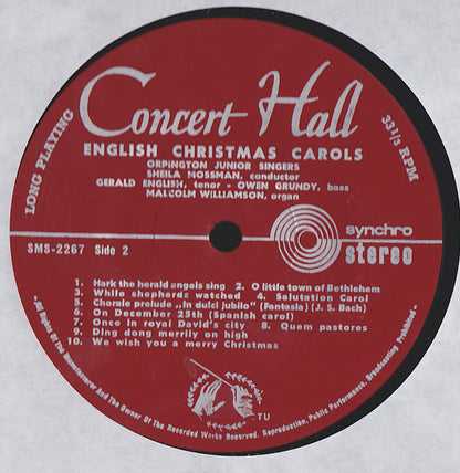 Orpington Junior Singers : English Christmas Carols (LP, Album)