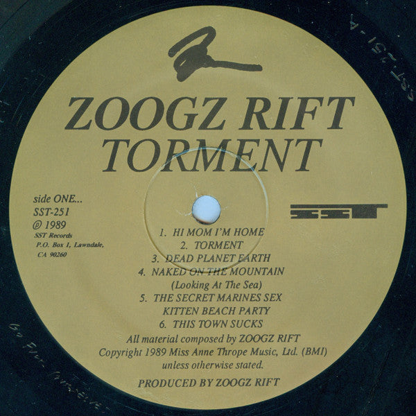 Zoogz Rift : Torment (LP, Album)