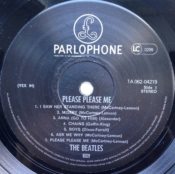 The Beatles : Please Please Me (LP, Album, RE)