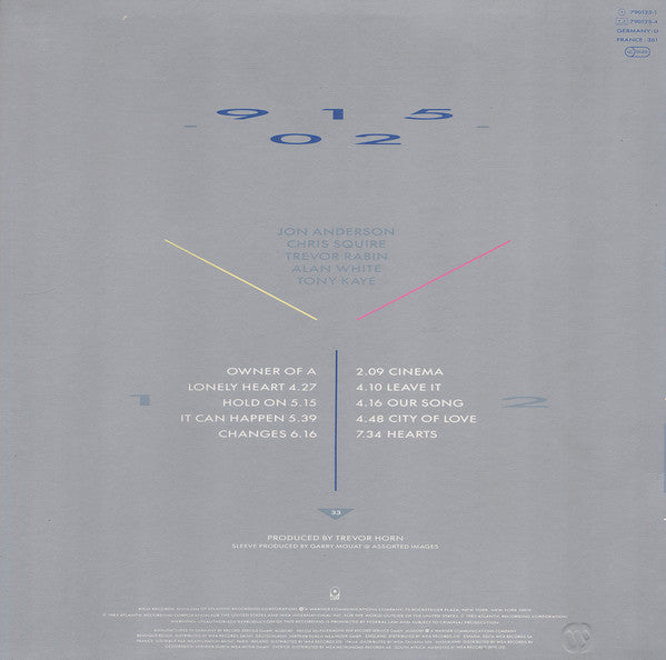 Yes : 90125 (LP, Album)