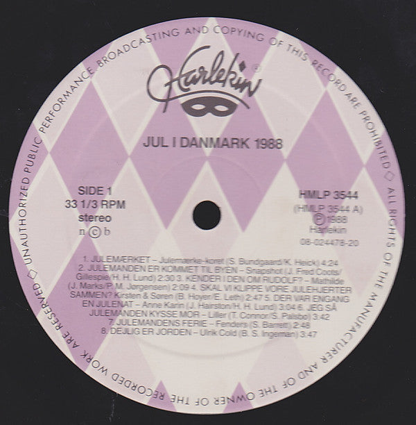 Various : Jul I Danmark 1988 (LP, Album)