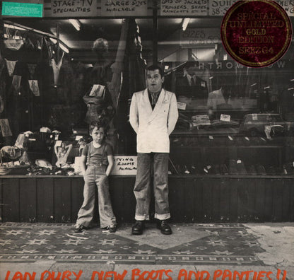 Ian Dury : New Boots And Panties!! (LP, Album, Gol)