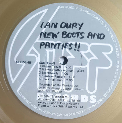 Ian Dury : New Boots And Panties!! (LP, Album, Gol)