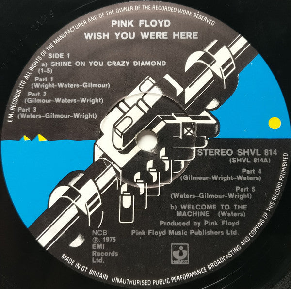 Pink Floyd : Wish You Were Here (LP, Album)