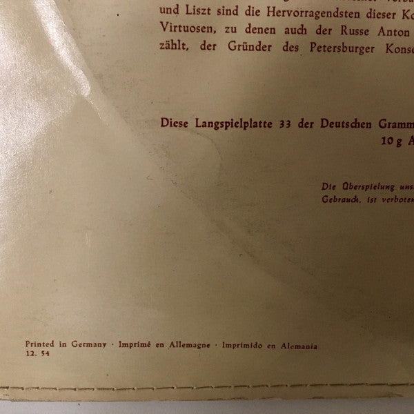 Sergei Vasilyevich Rachmaninoff, Andor Foldes, Berliner Philharmoniker, Leopold Ludwig : Konzert Für Klavier Und Orchester Nr. 2 C-moll Op. 18 (LP, Album, Mono, Sti)