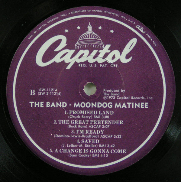 The Band : Moondog Matinee (LP, Album, Pos)