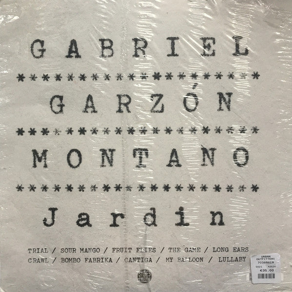 Gabriel Garzón-Montano : Jardín (LP, Album)