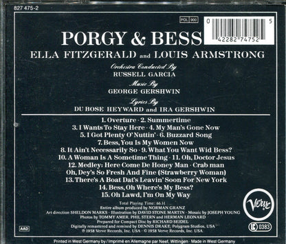 Ella Fitzgerald & Louis Armstrong : Porgy & Bess (CD, Album, RM)