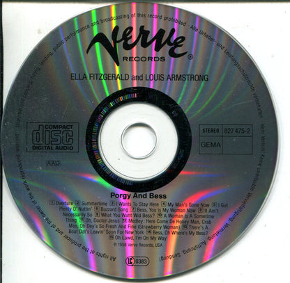 Ella Fitzgerald & Louis Armstrong : Porgy & Bess (CD, Album, RM)