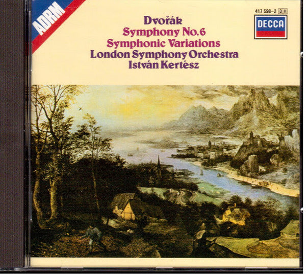 Antonín Dvořák, London Symphony Orchestra, István Kertész : Symphony No. 6 In D Major ● Symphonic Variations (CD, Album, RM)