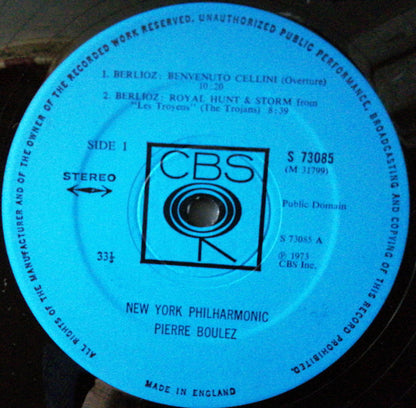 Hector Berlioz - New York Philharmonic, Pierre Boulez : Overtures (LP, Album)
