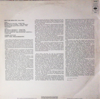 Hector Berlioz - New York Philharmonic, Pierre Boulez : Overtures (LP, Album)