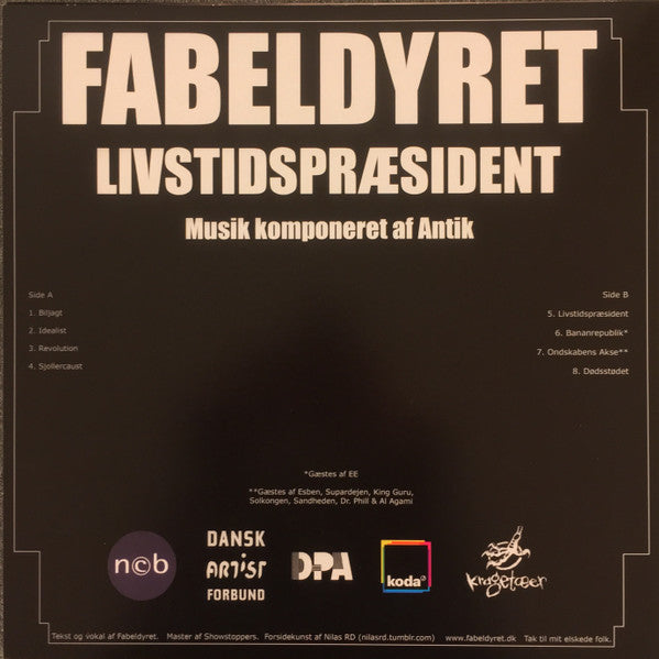 Fabeldyret : Livstidspræsident (LP)