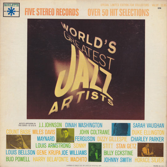 Various : World's Greatest Jazz Artists (5xLP, Comp + Box)