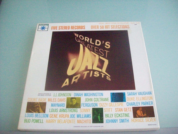 Various : World's Greatest Jazz Artists (5xLP, Comp + Box)