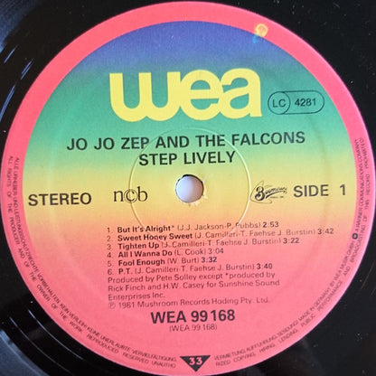 Jo Jo Zep And The Falcons : Step Lively (LP, Album)