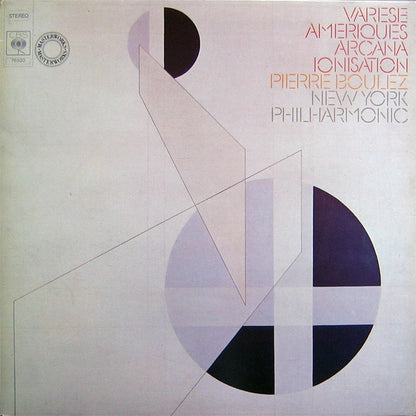 Edgard Varèse - Pierre Boulez, New York Philharmonic : Ameriques / Arcana / Ionisation (LP, Album, Quad)